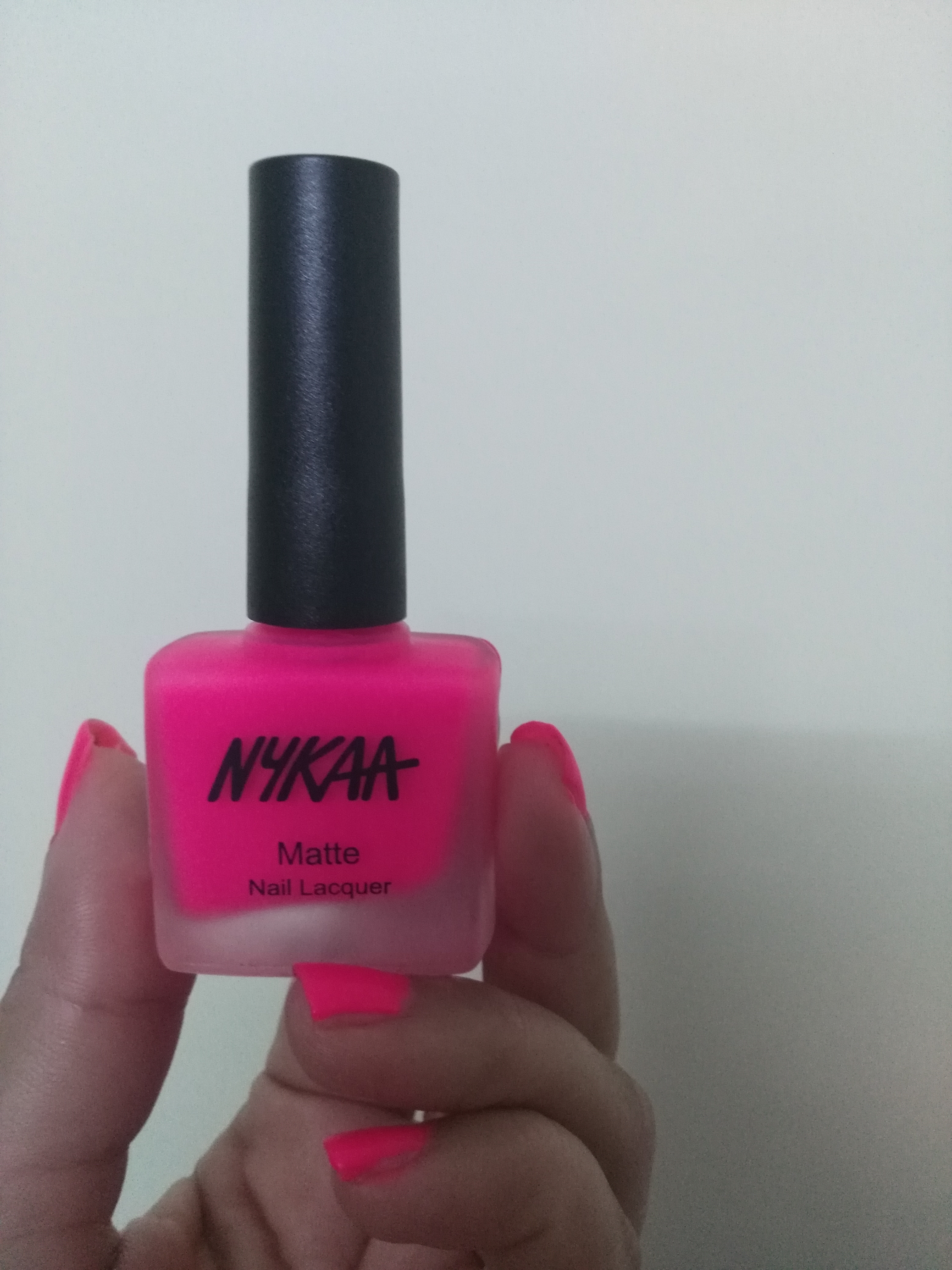 Nykaa Neon Matte Nail Enamel in 78 Pink Lemonade & 79 Blueberry Sorbet  Review - makeupadda